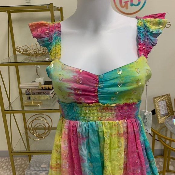 Rainbow Leola Dress by Saylor - Picture 3 of 10